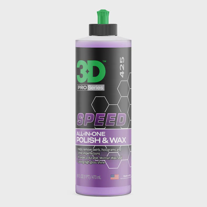 3D SPEED - All-In-One Polish & Wax 16oz