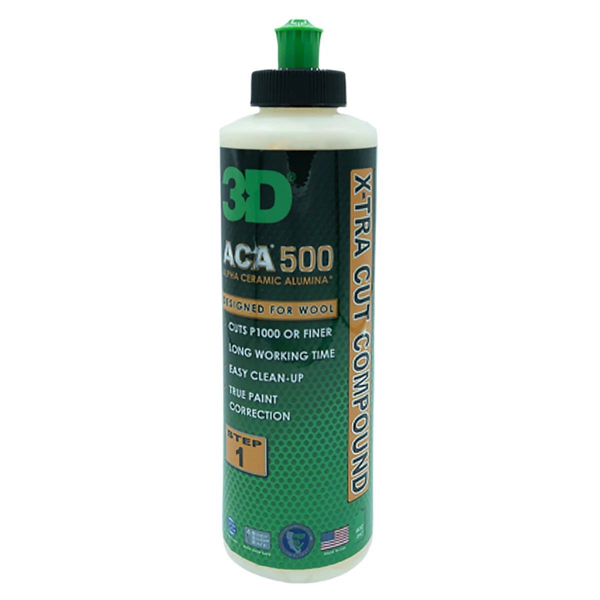 3D ACA 500 Extra Heavy Cutting Compound 8oz