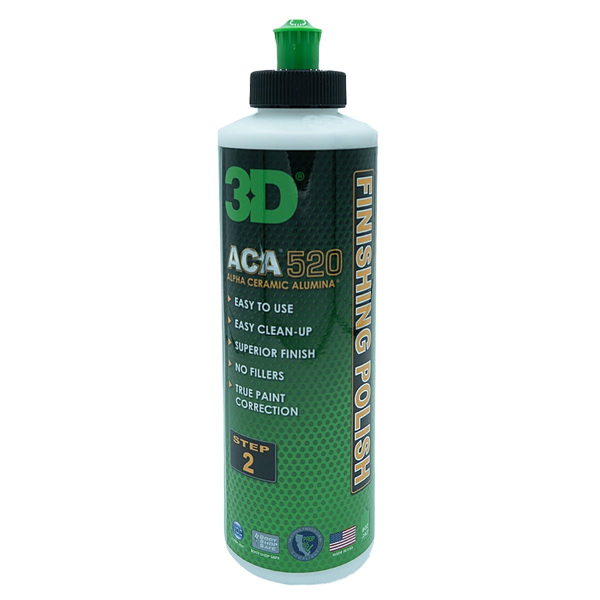 3D Premium ACA 520 Finishing Polish 8OZ