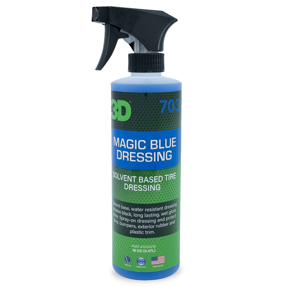 3D Magic Blue Tire Dressing 16oz