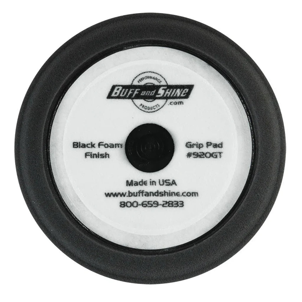 Buff & Shine 9" Black Foam Finishing Pad
