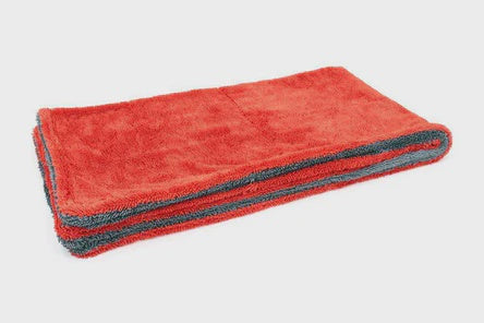 Dreadnought MAX XXL - Triple Layer Microfiber Twist Pile Drying Towel 30x40 Red