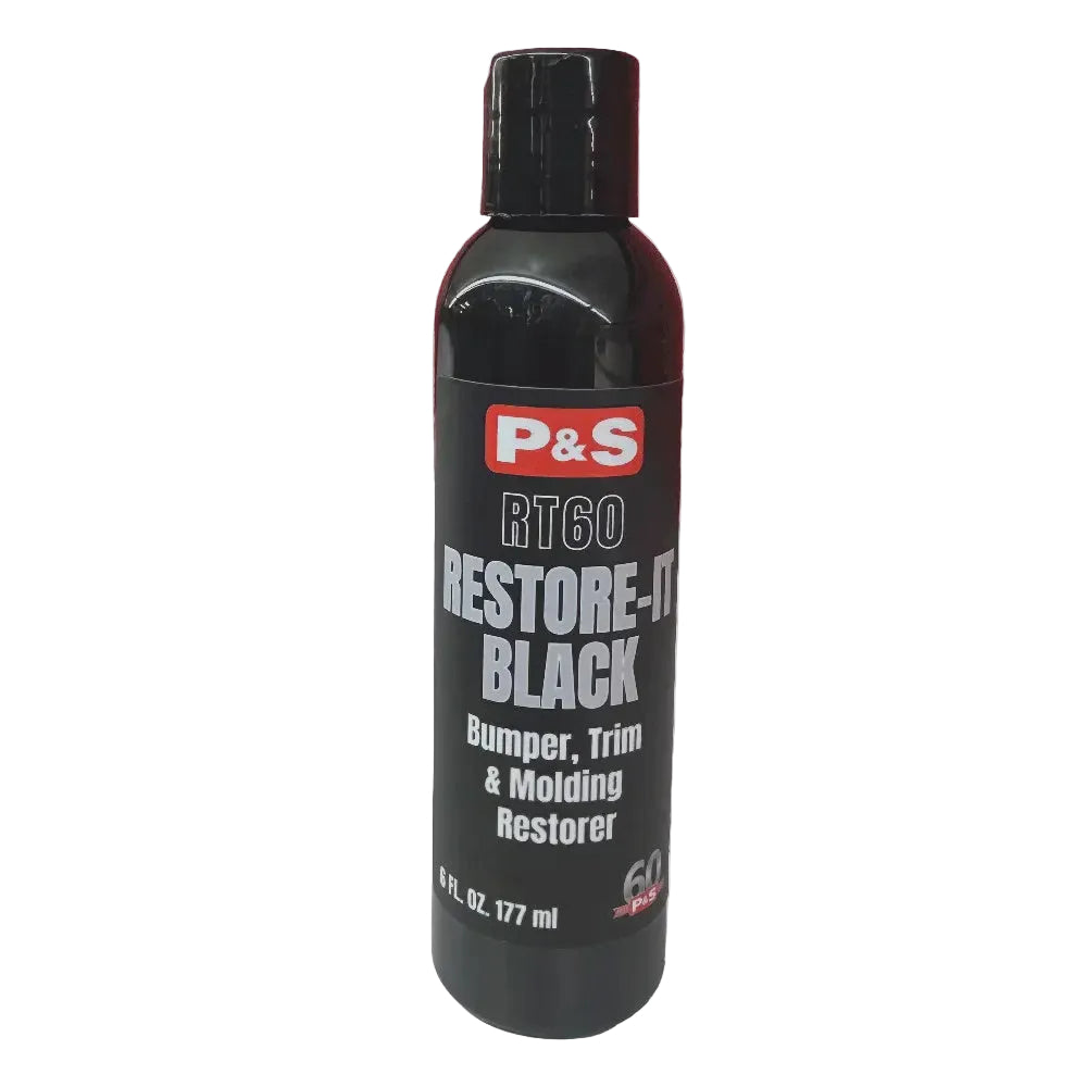 P&S Restore It Black Trim Coating Forever Black 4 oz