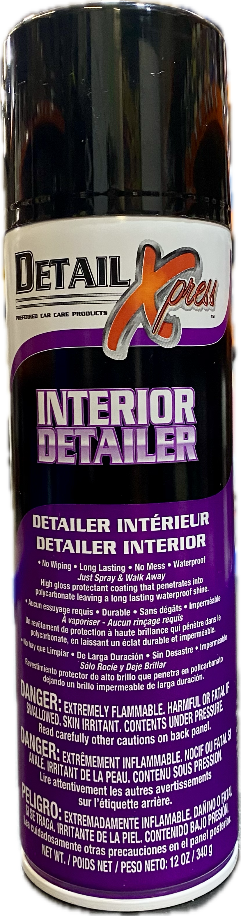 Technician's Choice Detail Xpress Interior Detailer Aerosol Case Of 12