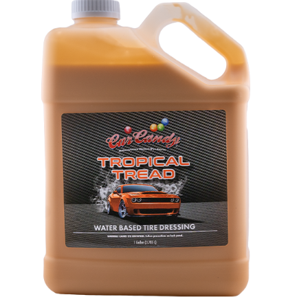 Car Candy Tropical Tread Water Based Tire Dressing- 1 Gallon