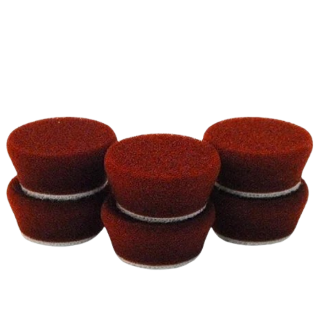 Buff and Shine Maroon Foam Pad 1" ***6 Pack***