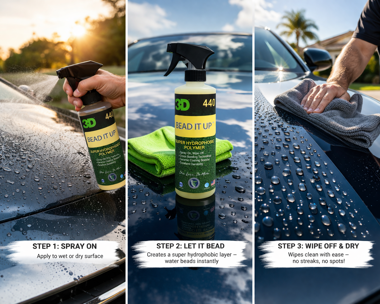 3D Bead It Up Spray Sealant Protectant 16oz