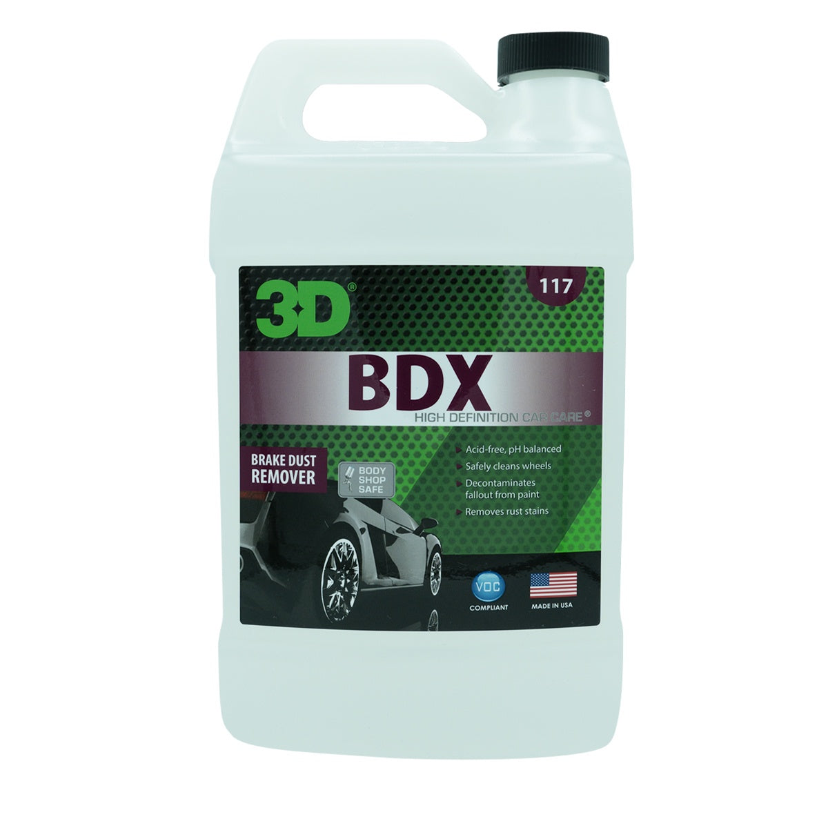 3D BDX Brake Dust & Fallout Iron Remover Gallon