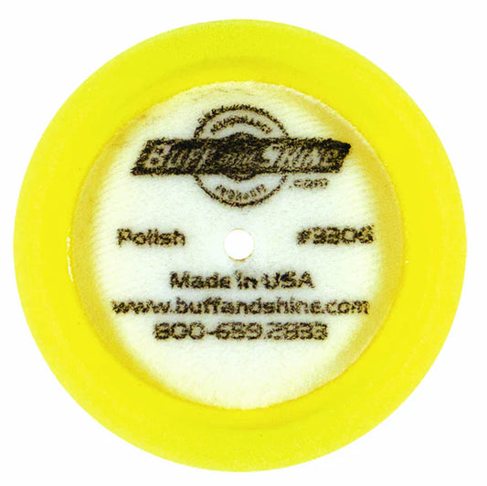 Buff & Shine Yellow Wool Pad 5"