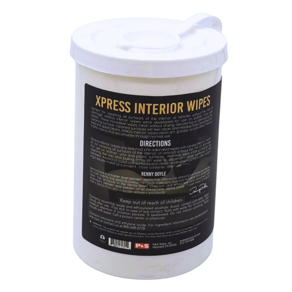 P&S Double Black Xpress Interior Cleaner Wipes