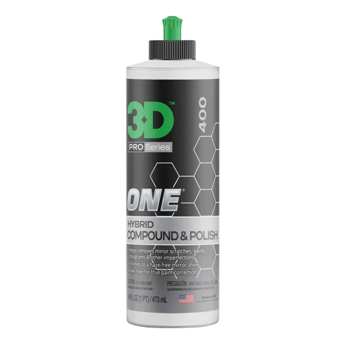 3D ONE  Hybrid Compound & Polish One Step 16oz