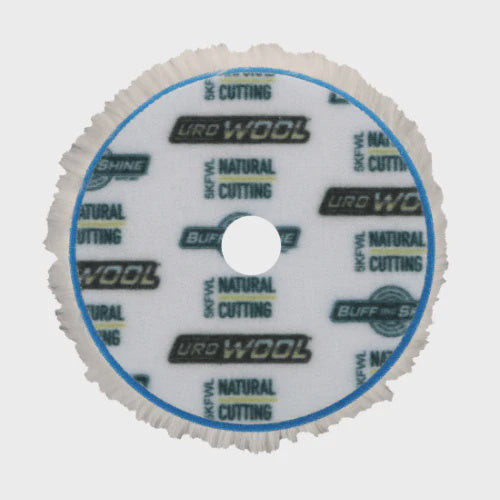 Buff & Shine Blue wool 3" Pads **2 PACK**