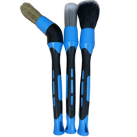 Blue Interchangeable Angled Brush Kit 3 Pack