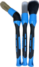 3pc Blue Interchangeable Angled Brush  Kit
