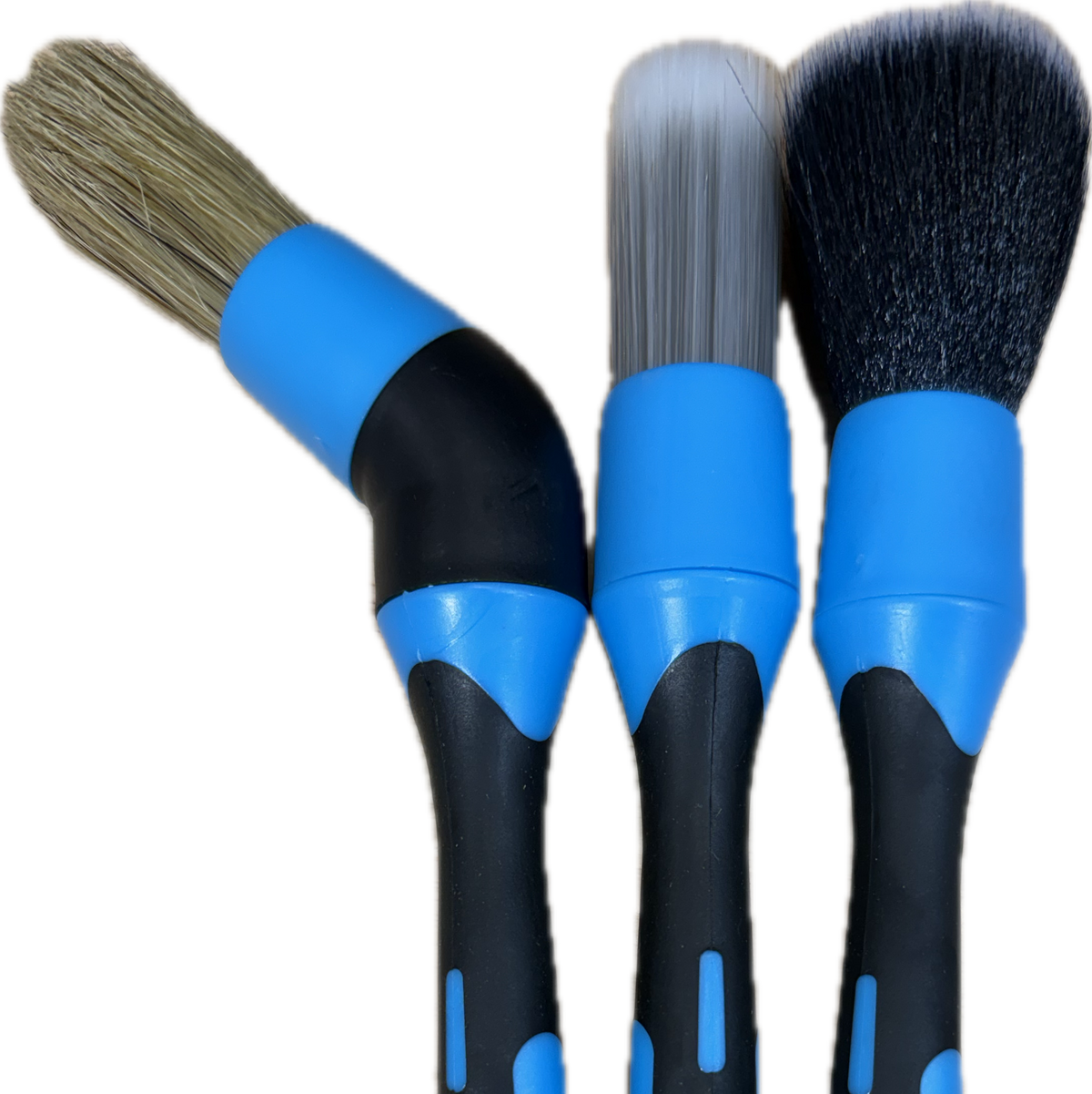 Blue Interchangeable Angled Brush Kit 3 Pack