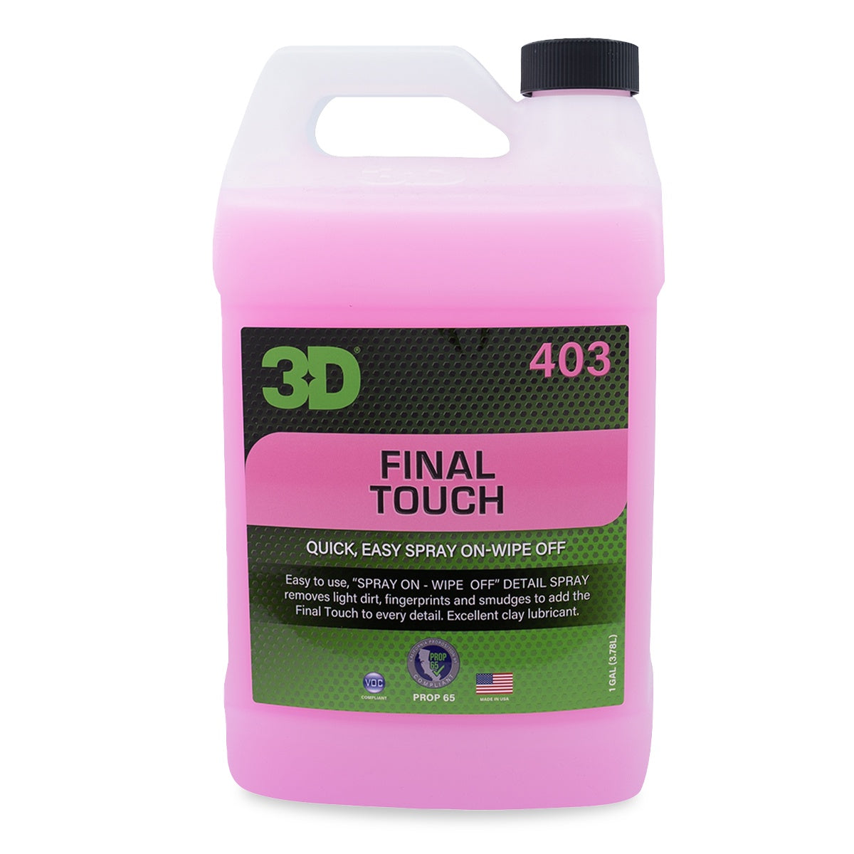 3D Final Touch Detail Spray 1gal