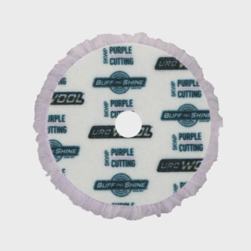 Buff & Shine Purple wool pad 5"