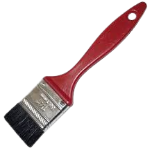 Hi-Tech Paint brush style brush- Red handle