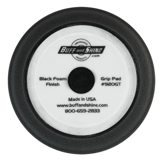 Buff & Shine 9" Black Foam Finishing Pad