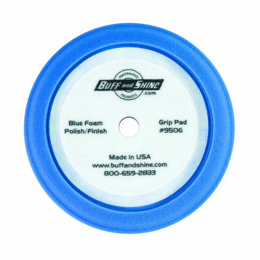Buff & Shine 9" Blue Foam Soft Polishing Pad