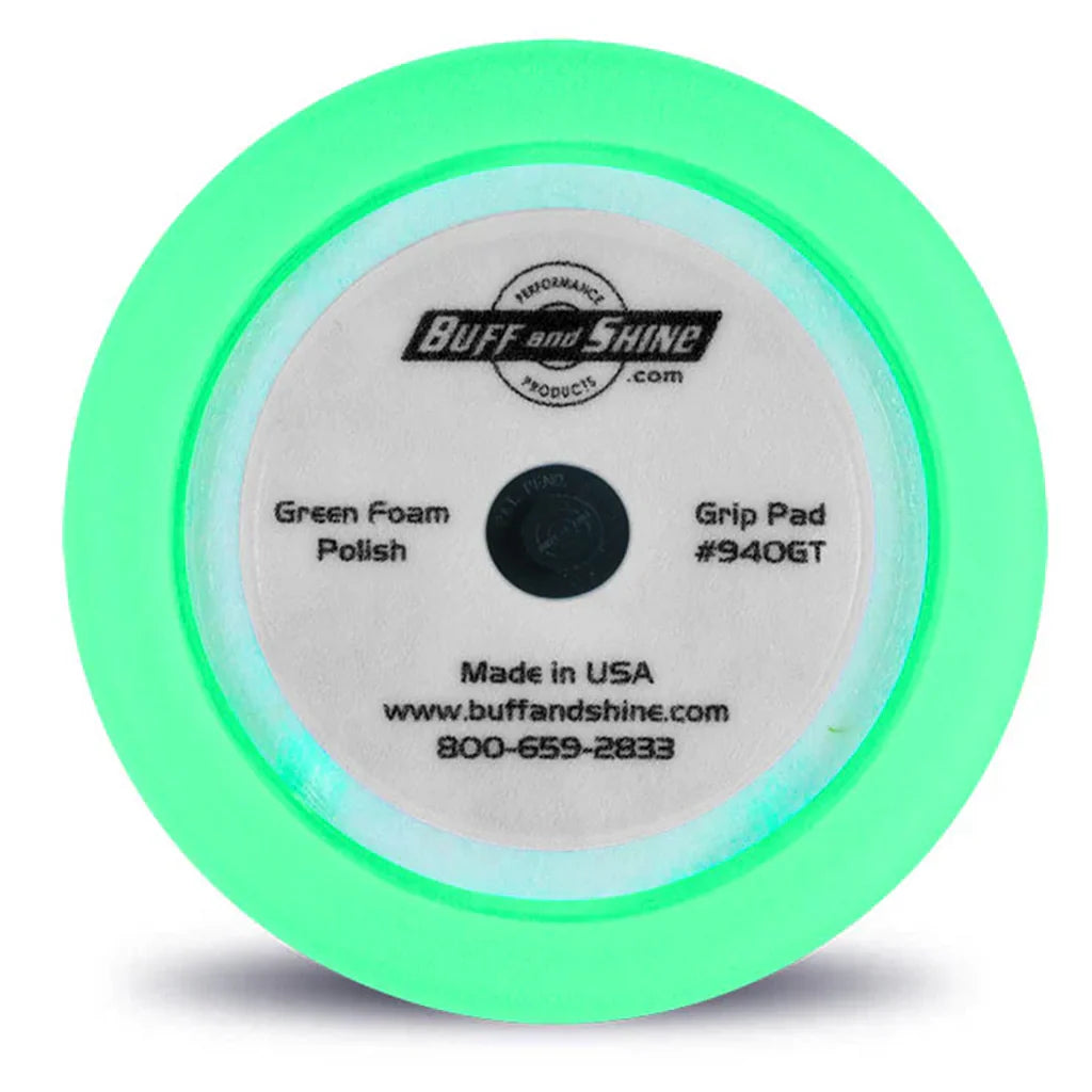 Buff & Shine 9" Green Foam Light Cutting Pad