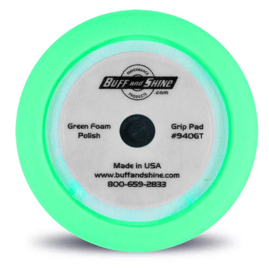 Buff & Shine 9" Green Foam Light Cutting Pad