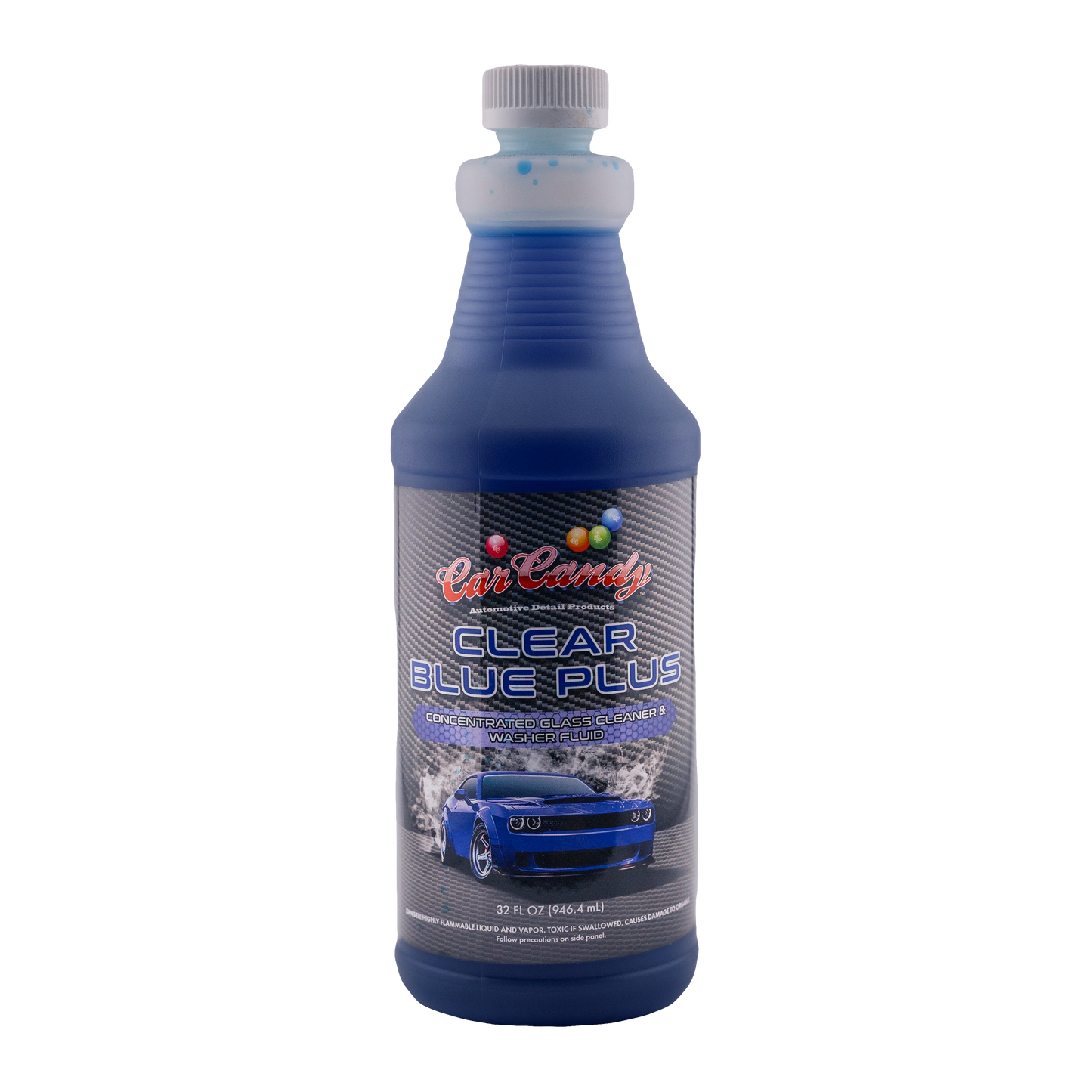 Car Candy Clear Blue Plus Glass Cleaner Quart