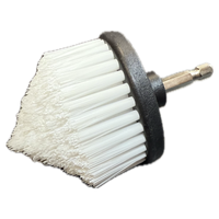 Drillbrush Cone Shaped 1/4" Quck Change Corner Soft White