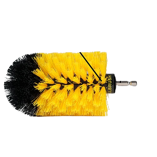 Drillbrush Jumbo Original 1/4" Quick Change bullet Medium Yellow