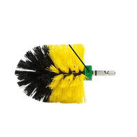 Drillbrush Mini Yellow Brush Medium Stiffness Bullet Shaped