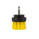 Drillbrush 2 in 1/4" Quick Change Long Detail Medium Yellow