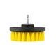 Drillbrush 5 in 1/4" Quick Change Flat Medium Yellow