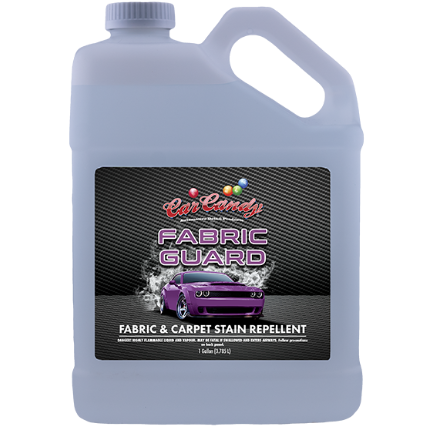 Car Candy Fabric Guard Fabric Protectant and Stain Repellant- 1 Gallon