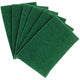 Green Scouring Pads 6x9 Regular Duty
