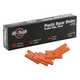 Hi-Tech Plastic razor blades double sided orange