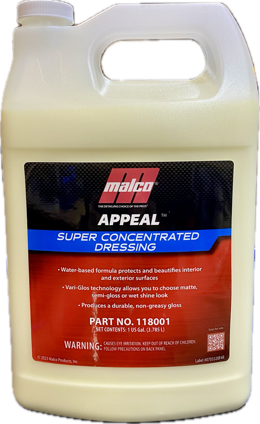 Malco APPEAL Super Concentrated Water Based Dressing Gallon