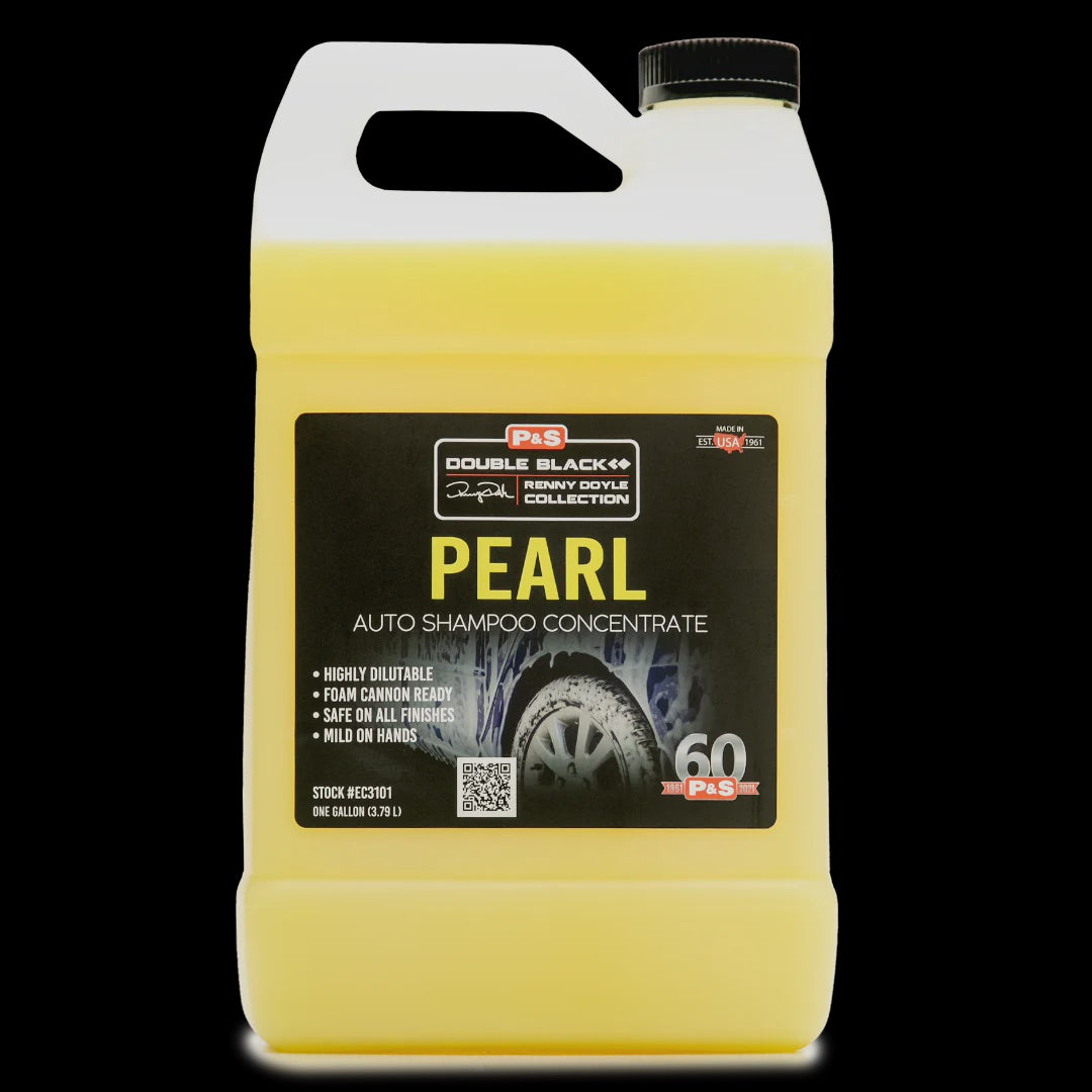 P&S Pearl Shampoo Concentrate, Double Black- 1 gallon
