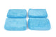 Autofiber [Block Sponge Thin] Microfiber Applicator Pad (5 in. x 3.5 in. x 0.75 in.)- 4 PACK