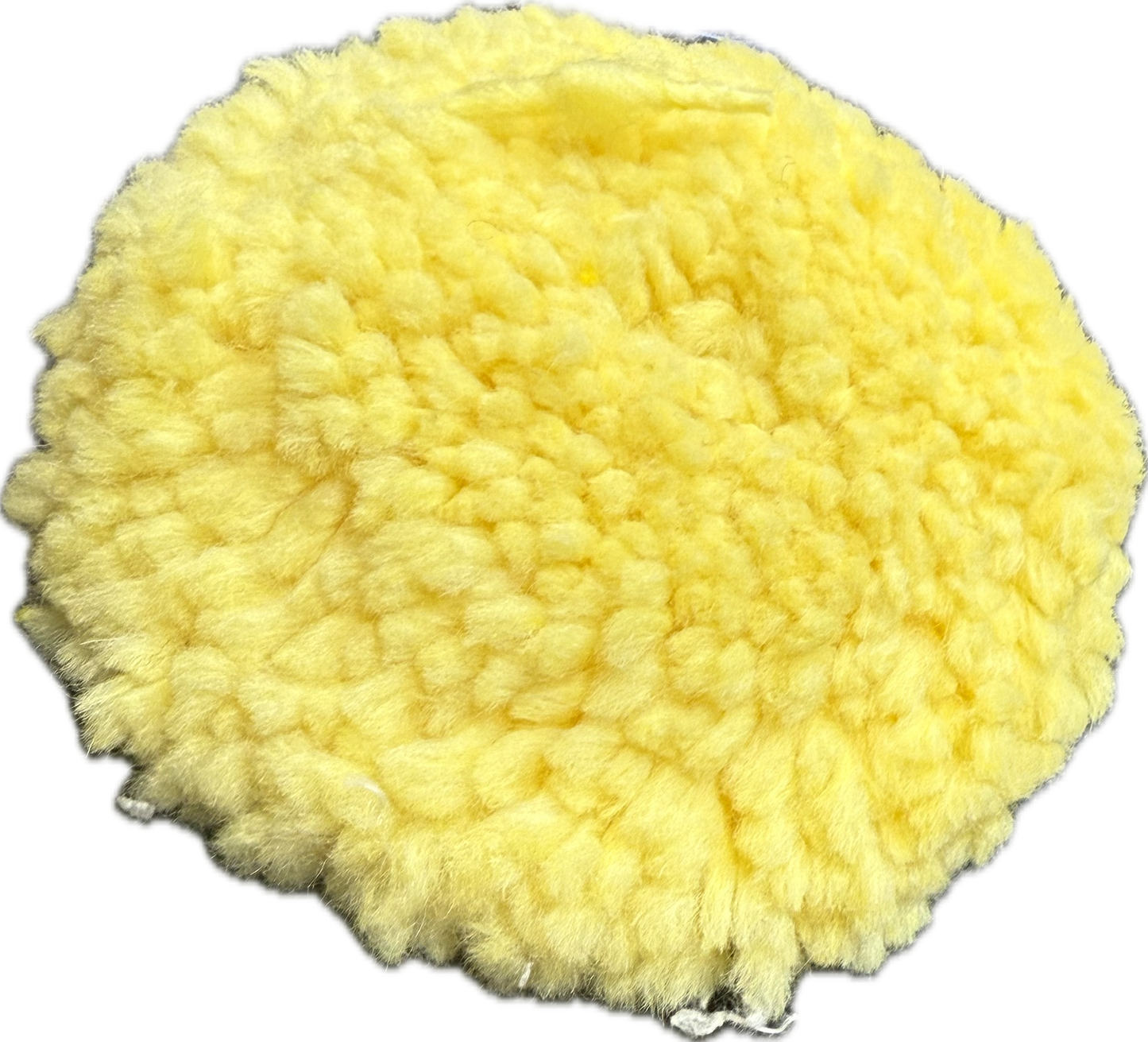 3" Wool Finishing Pad- Yellow