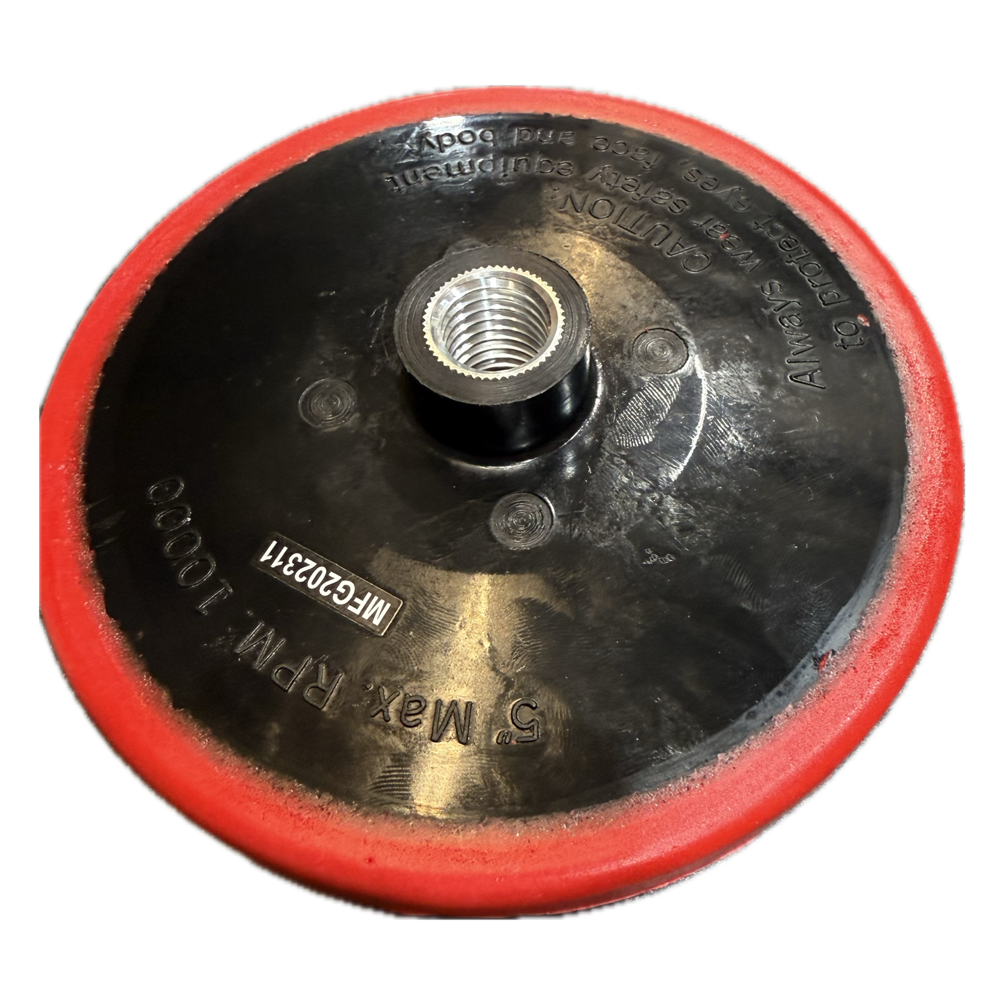 5" Backing Plate 5/8" Arbor