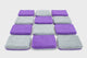 AutoFiber Purple/Grey Saver Applicator Terry Thin 12 pack 5"x3.5"x0.75"