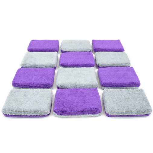 AutoFiber Purple/Grey Saver Applicator Towel-12 pack