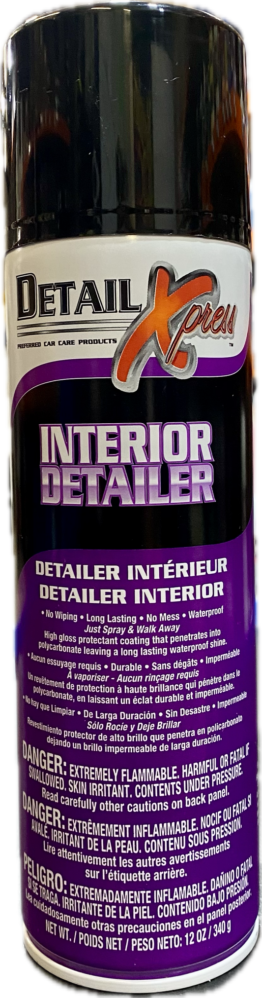 Technician's Choice Detail Xpress Interior Detailer Aerosol Case Of 12