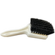HD Large Nylon Tire & Carpet Brush white handle/black bristle
