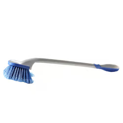 Hi-Tech LONG HANDLE Soft Bristle Wheel / Fender Brush Blue Handle / Blue Bristle